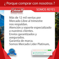 Thumbnail for Hielera Coleman Con Ruedas Asa Retráctil 28qt Para 36 Latas