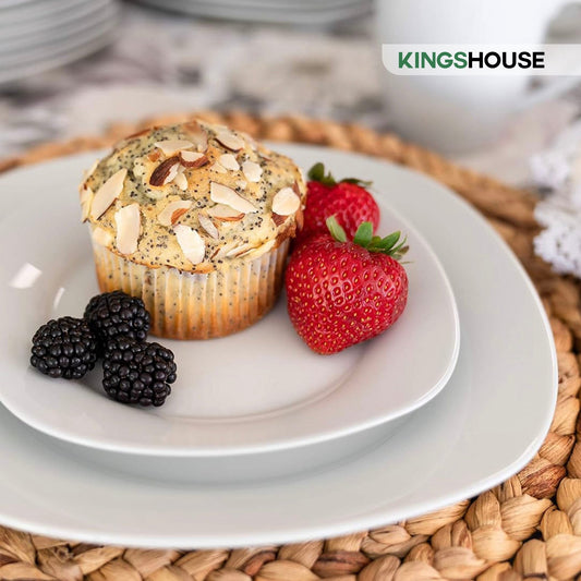 Juego Vajilla de Opalina Moderna 24 Piezas 8 PersonasOPAL12SQ - BLA - 2