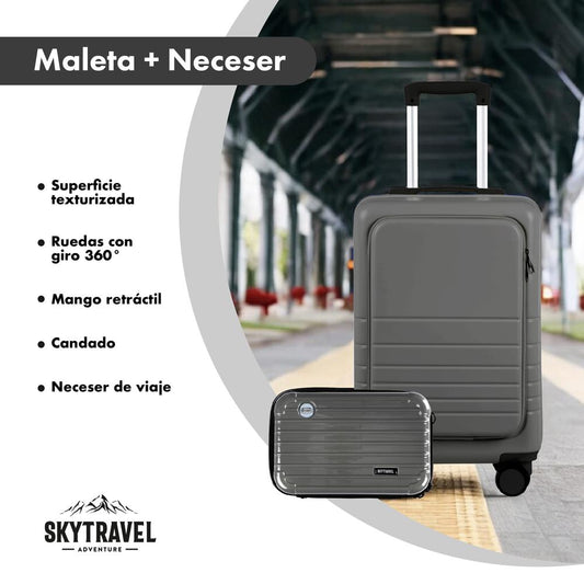 Maleta De Viaje 10kg 20 Pulgadas Cabina Neceser 4 Ruedas 360HJMALM030002