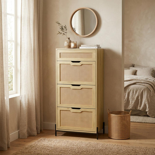 Mueble Zapatero Armario Organizador con 3 Niveles 20 ParesSH3RATN-MAD