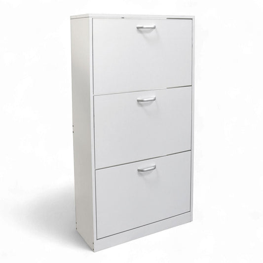 Mueble Zapatero Organizador 3 Cajones Compacto BlancoSH3 - BLA