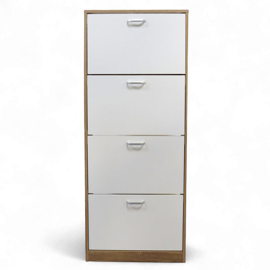Mueble Zapatero Organizador 4 Cajones Compacto BlancoSH4 - BLA