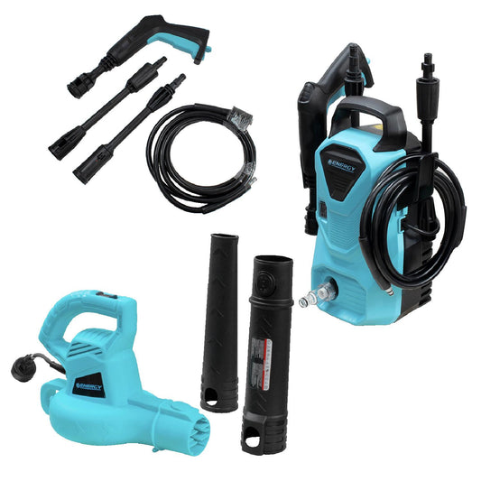 Pack Soplador Electrico 1100W E Hidrolavadora 1200WHSO - 8013 - SYN