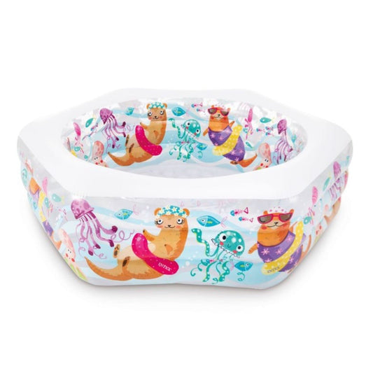 Piscina Alberca Inflabel Piscina Hexagonal Oceano Niño Intex56493NP - INTEX