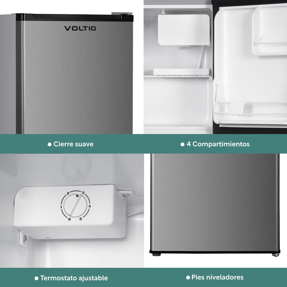 Refrigerador 1.6 Pies/47 Litros Con Congelador 1 Puerta 115V