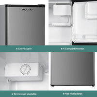 Thumbnail for Refrigerador 1.6 Pies/47 Litros Con Congelador 1 Puerta 115V