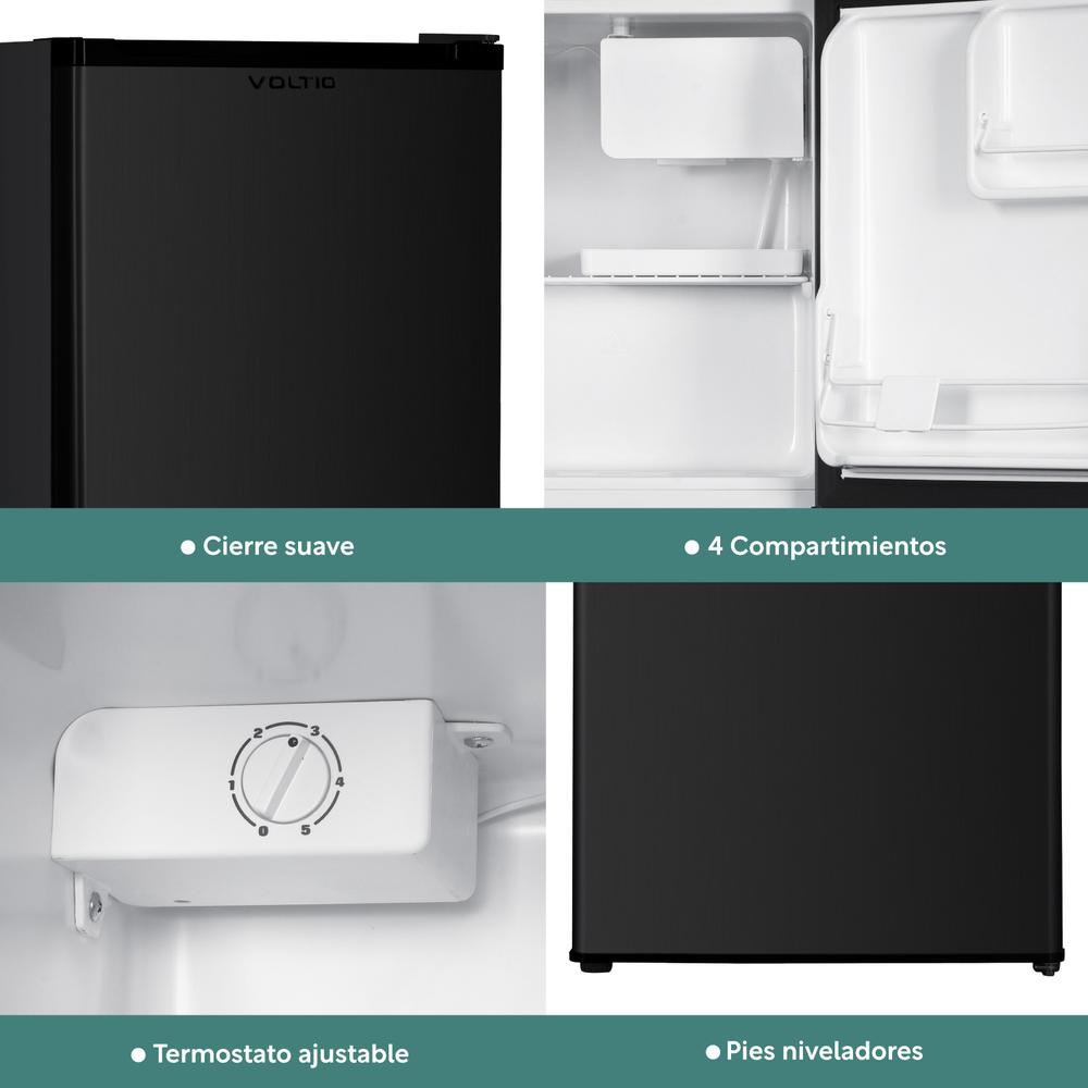 Refrigerador 1.6 Pies/47 Litros Con Congelador 1 Puerta 115V