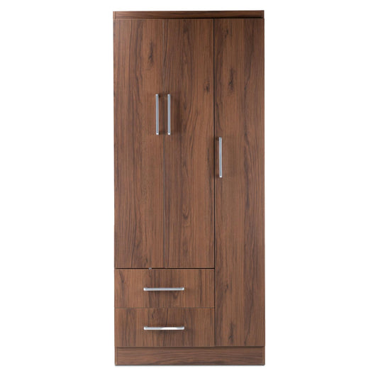 Ropero Closet Armario Ropa de Madera 3 Puertas y 2 CajonesDRE3-CAF