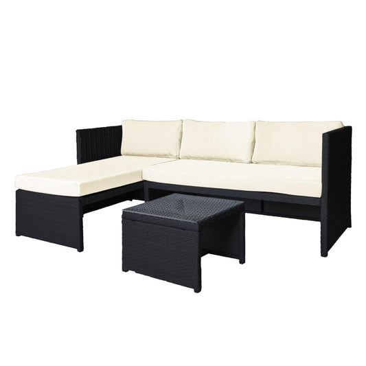 Sala Exterior Esquinera Derecha Mueble Juego Jardín RatanKH3PLGBL