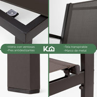 Thumbnail for Sala Exterior Para Jardín Mesa Sillón Greenhouse 4 Pzas