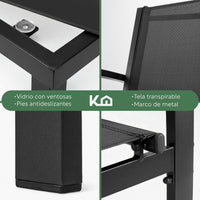 Thumbnail for Sala Exterior Para Jardín Mesa Sillón Greenhouse 4 Pzas