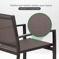 Thumbnail for Sala Exterior Para Jardín Mesa Sillón Greenhouse 4 Pzas