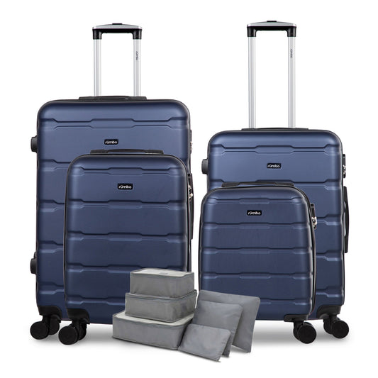 Set de 4 Maletas Viaje 16, 20, 24 y 28’’; Resistentes Candado TSA Equipaje de ManoRUM40