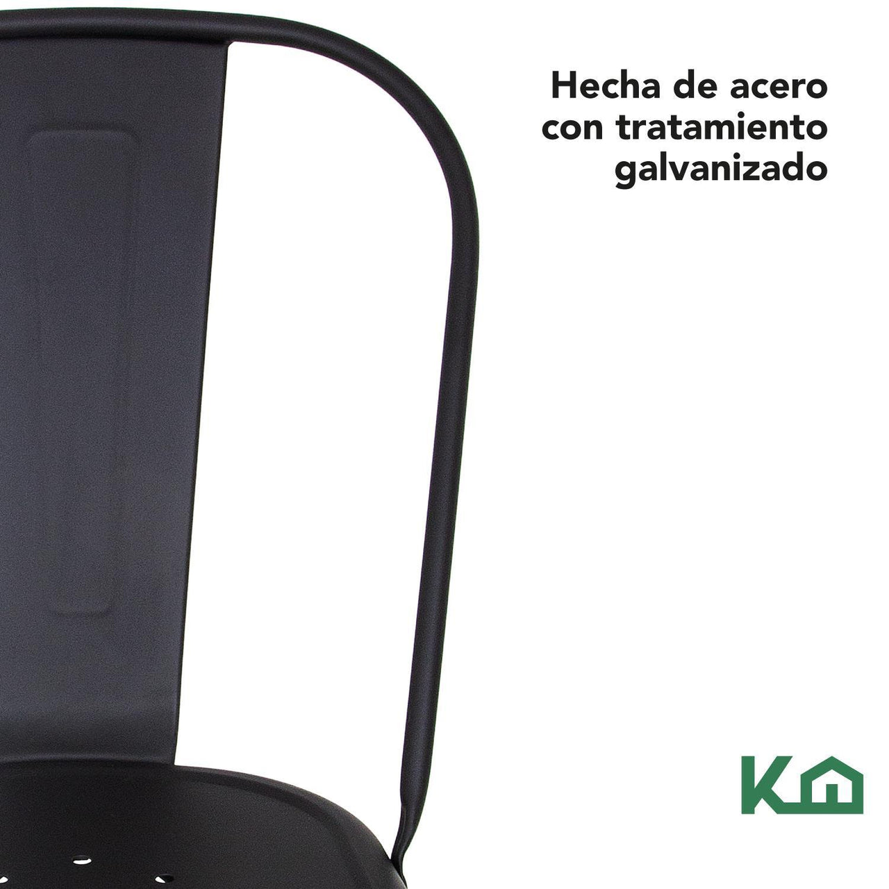 Silla Tolix Metal 4 Pzas Comedor Casa Restaurante Exterior