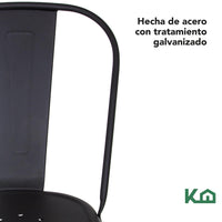 Thumbnail for Silla Tolix Metal 4 Pzas Comedor Casa Restaurante Exterior