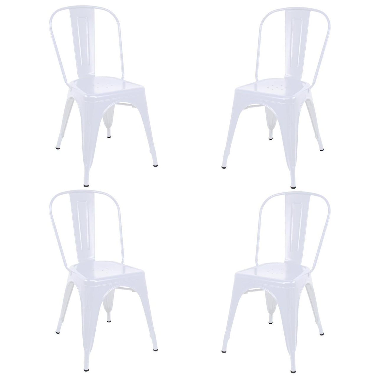 Silla Tolix Metal 4 Pzas Comedor Casa Restaurante Exterior