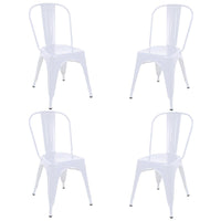 Thumbnail for Silla Tolix Metal 4 Pzas Comedor Casa Restaurante Exterior
