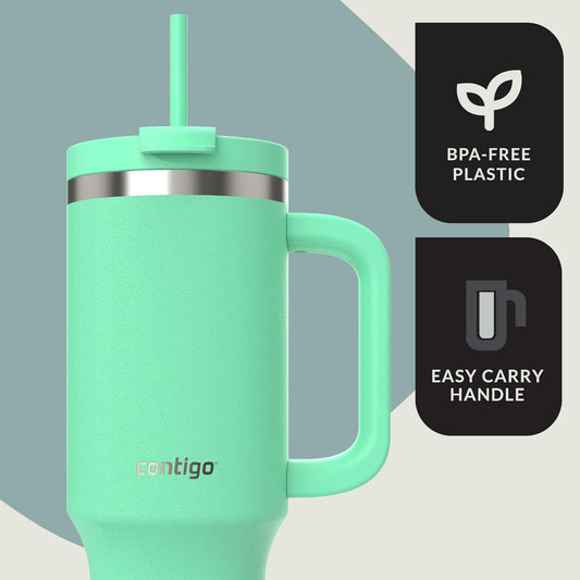 Termo Contigo Vaso Popote 2 Piezas Caliente Frio 1.18 LitrosCOMBO - CONTIGO - 23