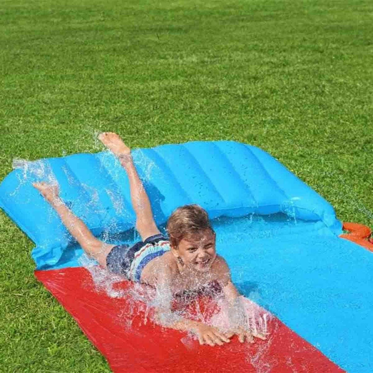 Tobogan Deslizador Tsunami Splash Doble Resbaladero Bestway