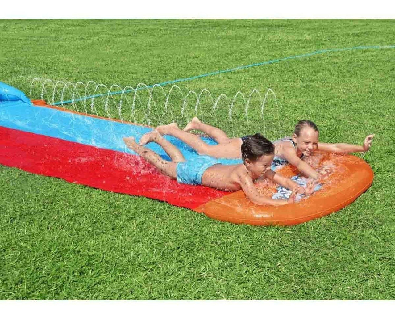 Tobogan Deslizador Tsunami Splash Doble Resbaladero Bestway