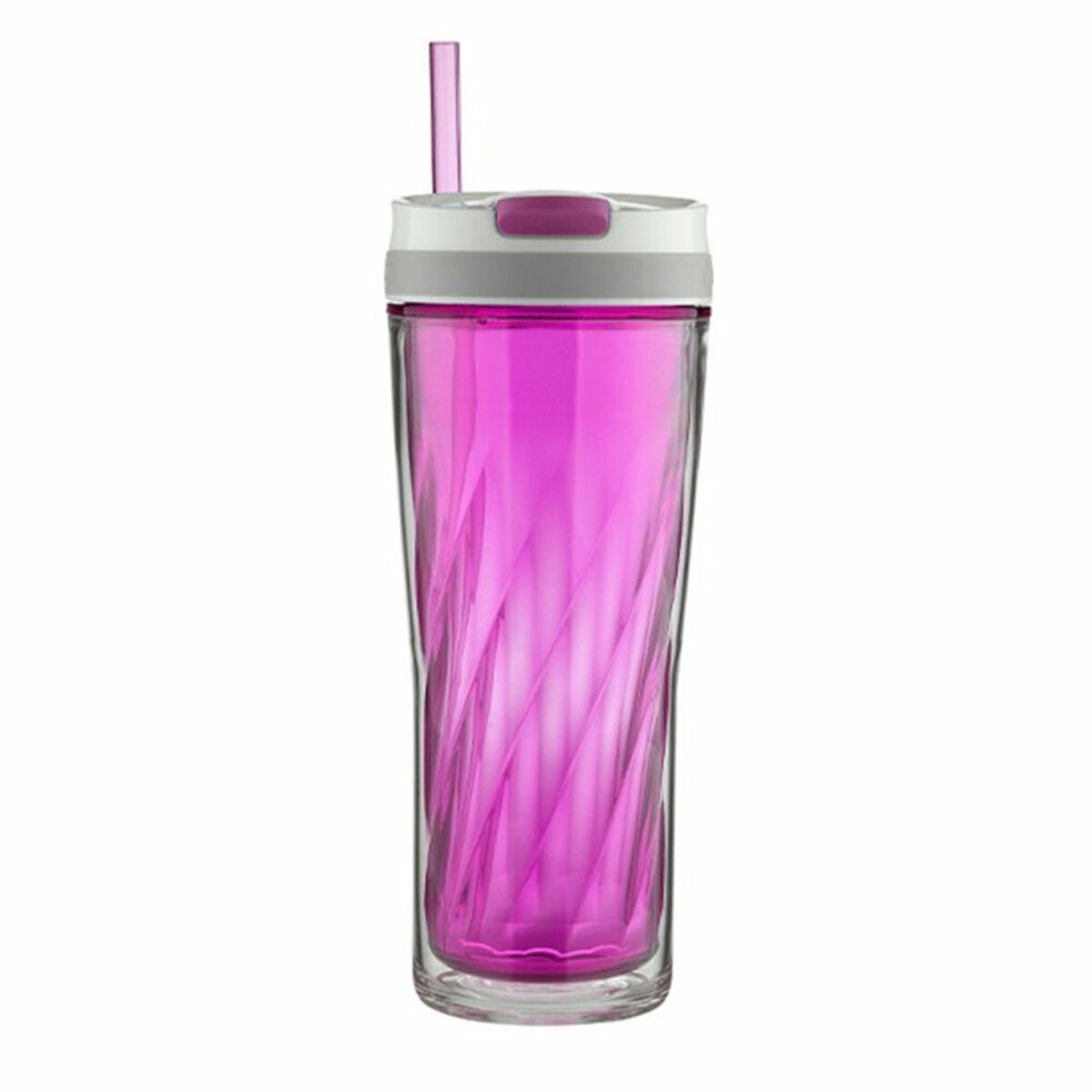 Vaso Flex Tumbler 24oz Autoclose Con Popote Orquidia Contigo