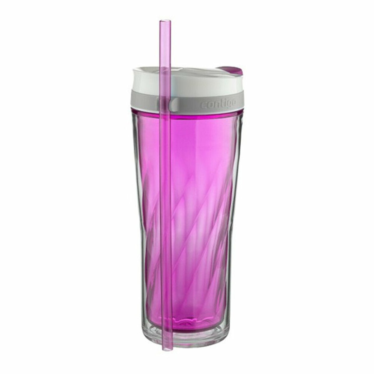 Vaso Flex Tumbler 24oz Autoclose Con Popote Orquidia Contigo