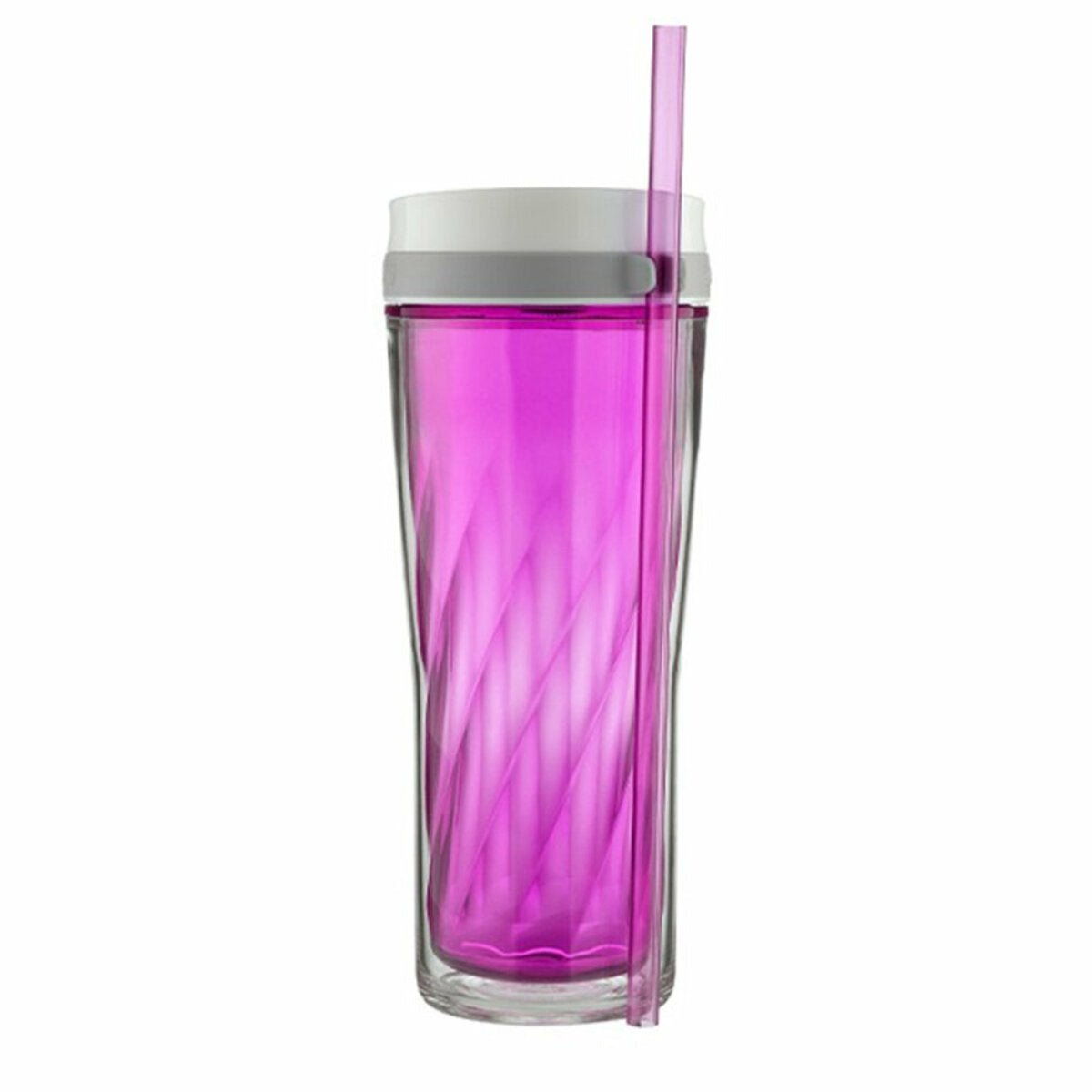 Vaso Flex Tumbler 24oz Autoclose Con Popote Orquidia Contigo