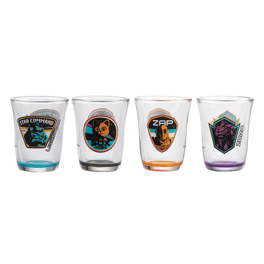 Vasos Buzz Lightyear Juego 4 Pzas 260ml Colores Para Niños1720743 - LIB
