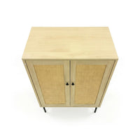Thumbnail for Credenza Bufetera Aparador 2 Puertas Moderna Madera y Metal