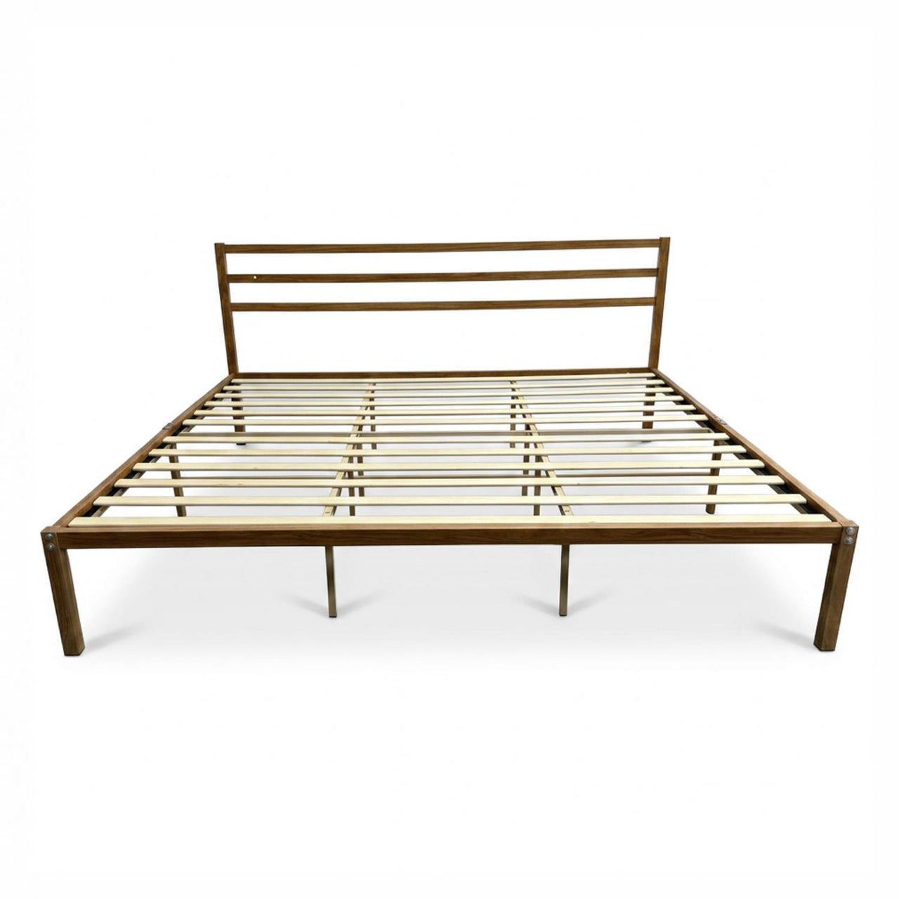 Base Cama King Size Metal y Madera Minimalista Resistente
