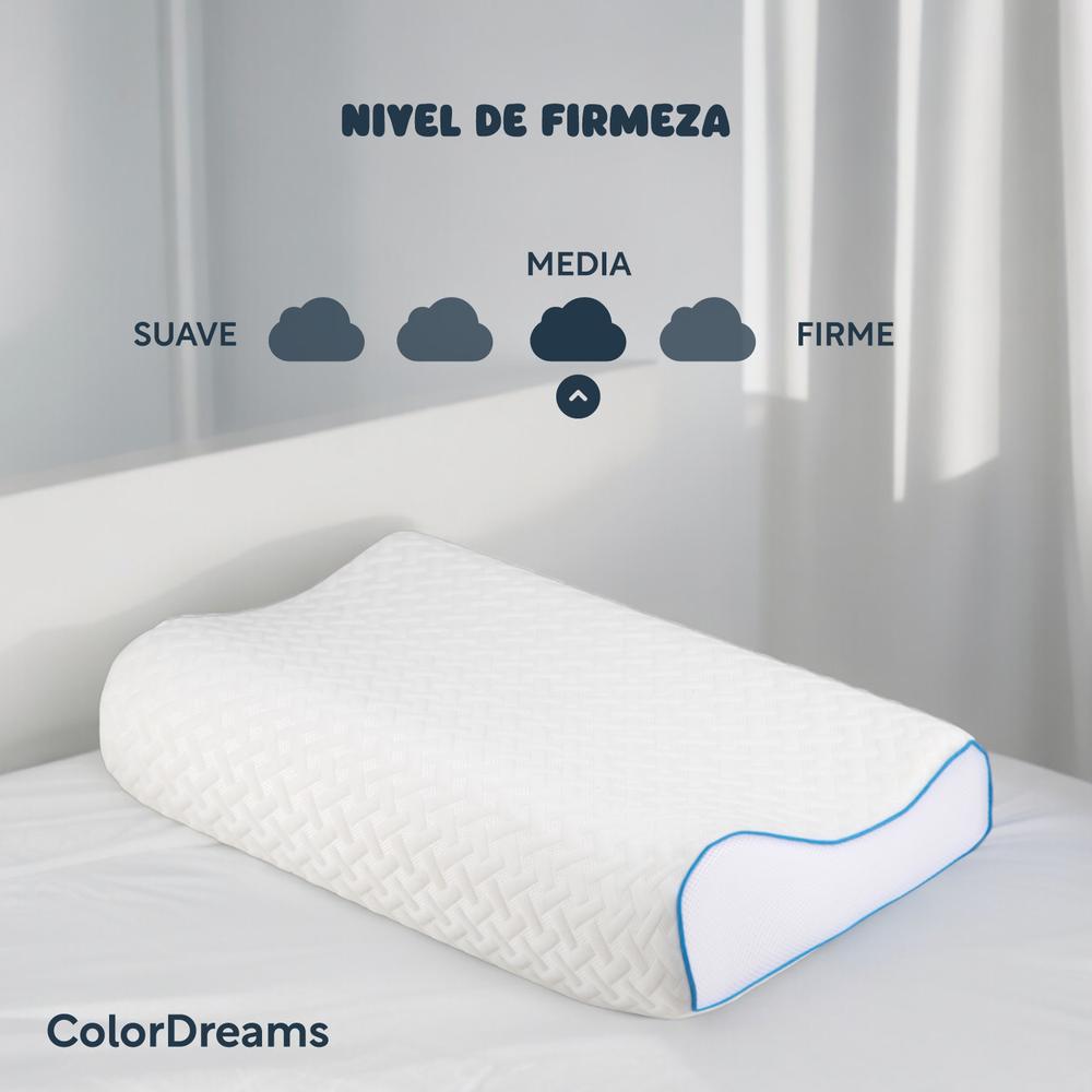 Almohada Ortopédica Cervical Memory Foam Viscoelástica King