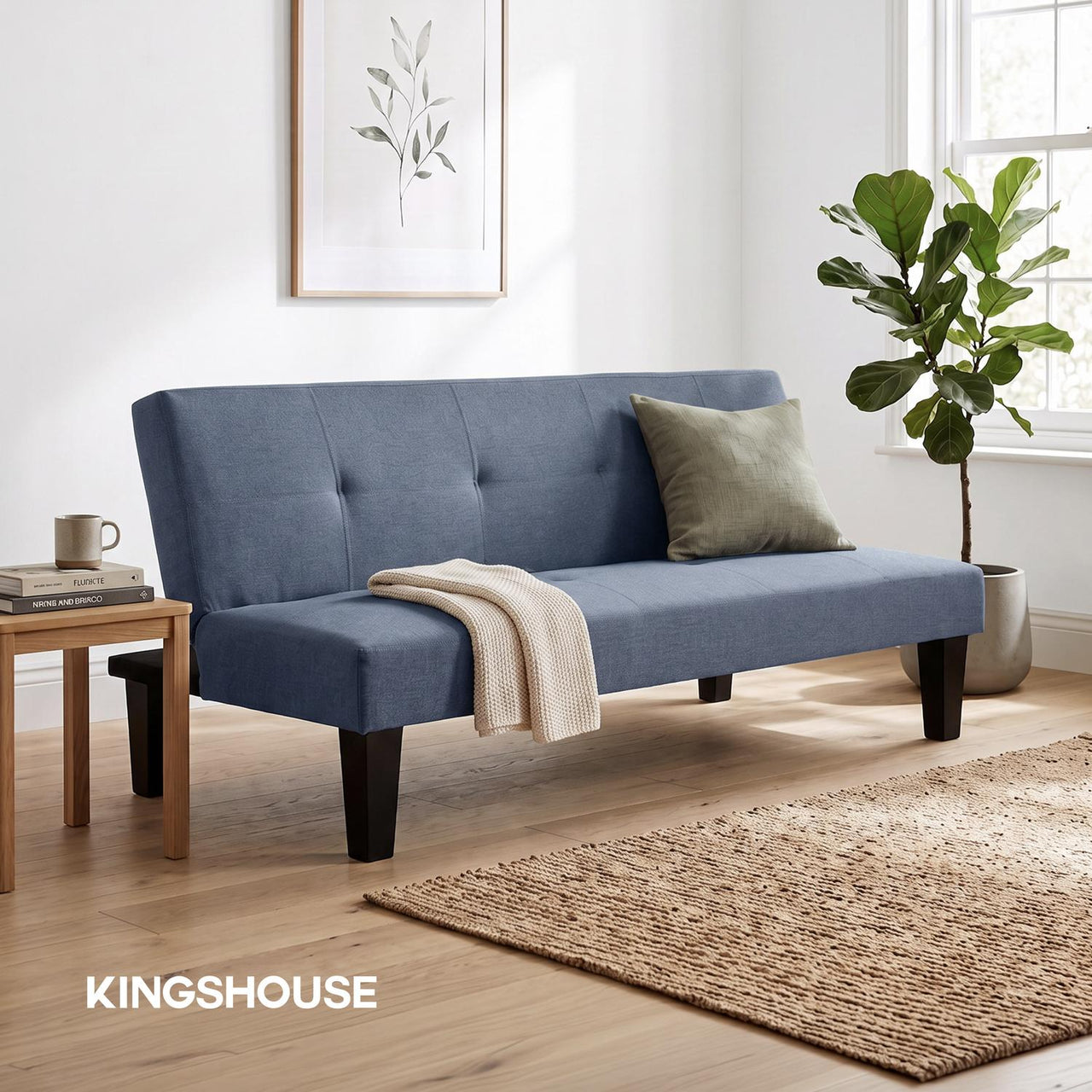 Sofá Cama Individual Reclinable Plegable de 3 Plazas