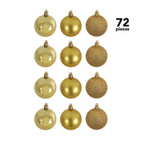 Thumbnail for Adorno Navidad 72pz Decoracion Esferas Navideñas 4cm