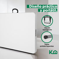 Thumbnail for Mesa plegable 180 cm Exterior Jardín Portafolio 2 Piezas