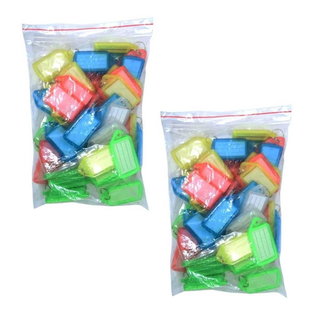 Combo Identificadores Plastico Para Llaves 100 Piezas Tag2 300270 Kingsman