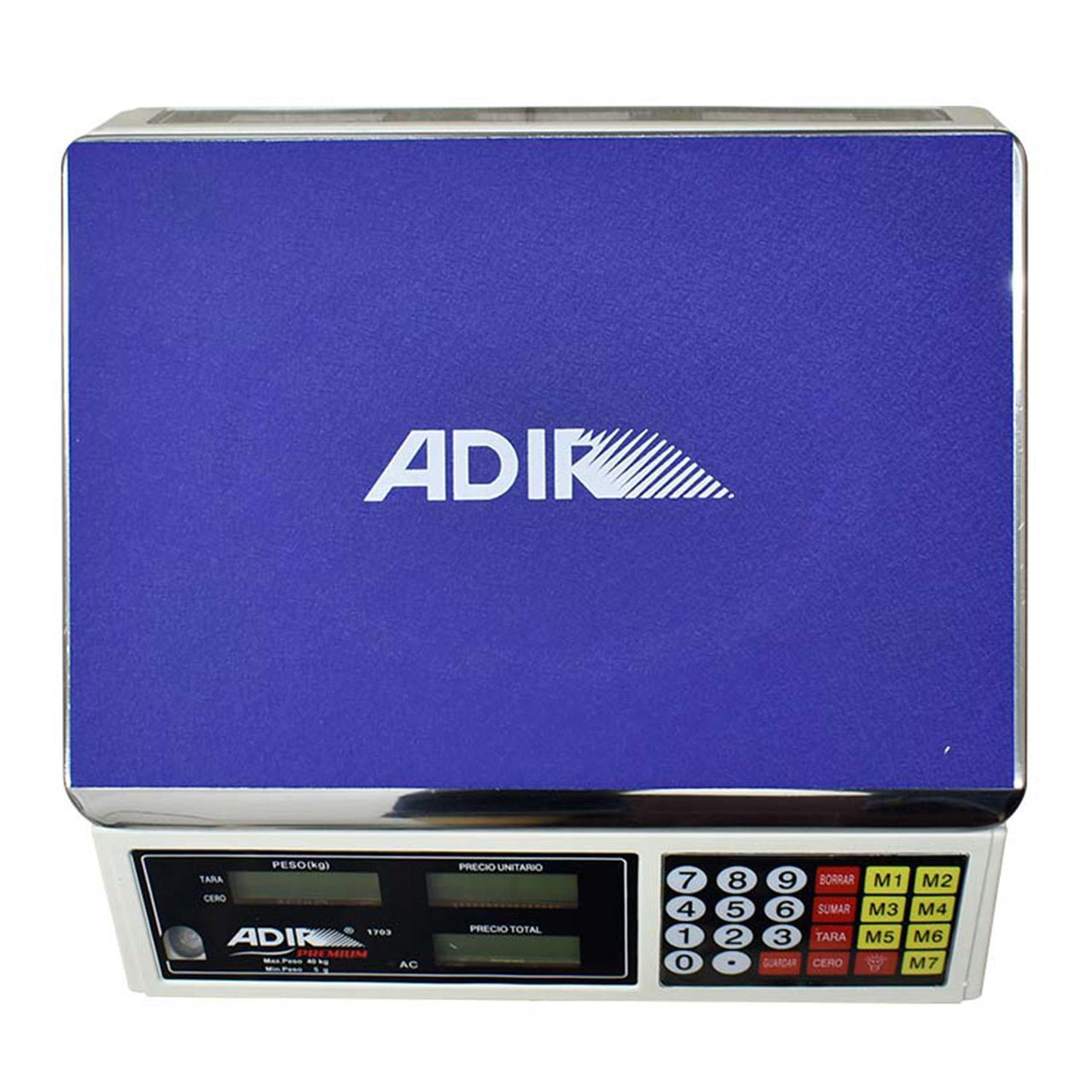 Bascula Electronica Multifuncion Industrial 40 Kgs 1703 Adir