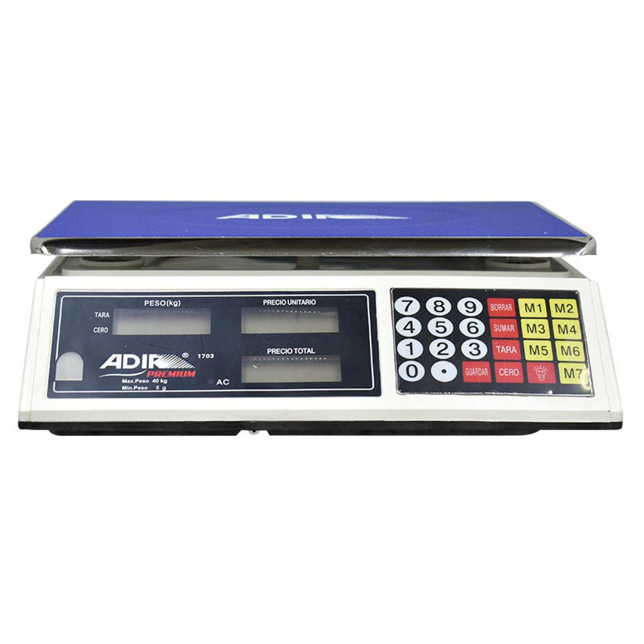 Bascula Electronica Multifuncion Industrial 40 Kgs 1703 Adir