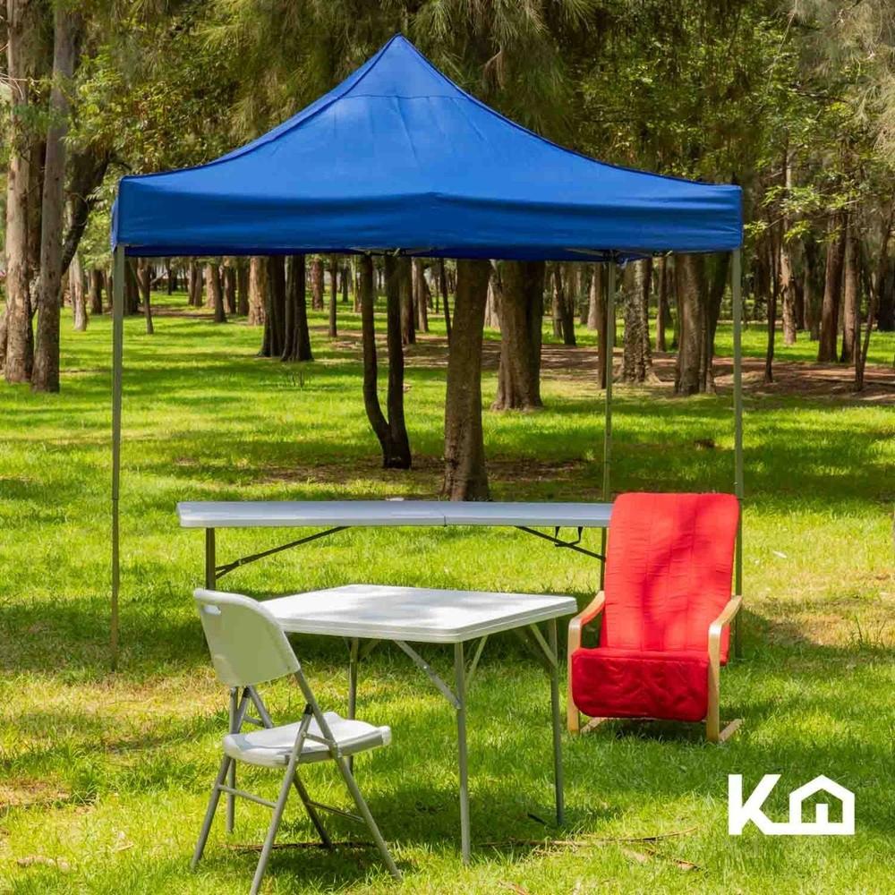 Toldo Carpa Plegable Lona 3x3 M Con Pared Transparente Bolsa