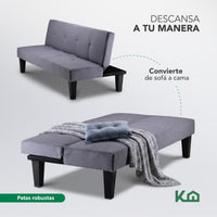 Thumbnail for Sofá Cama Individual Reclinable Plegable de 3 Plazas