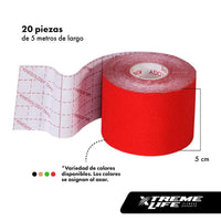 Thumbnail for Kit 20 Cintas Kinesiológicas Autoadheribles Varios Colores