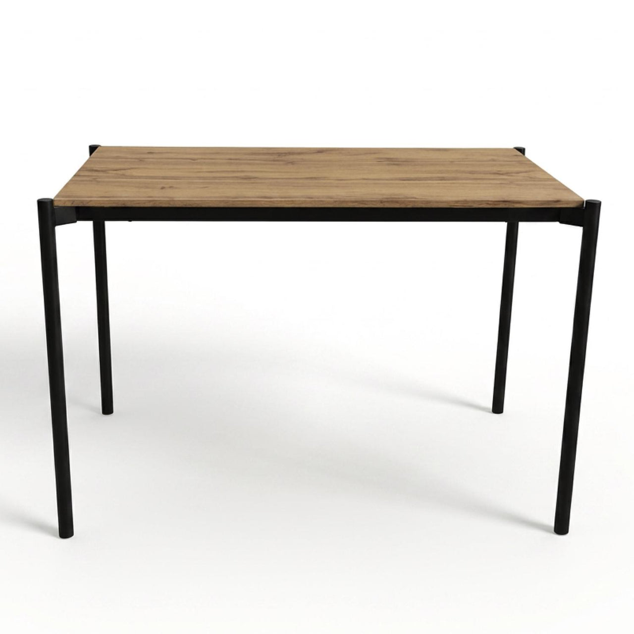 Juego de Comedor 4 Sillas y Mesa Rectangular Madera Metal