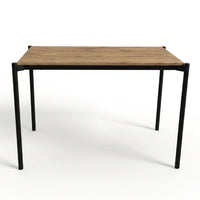 Thumbnail for Juego de Comedor 4 Sillas y Mesa Rectangular Madera Metal