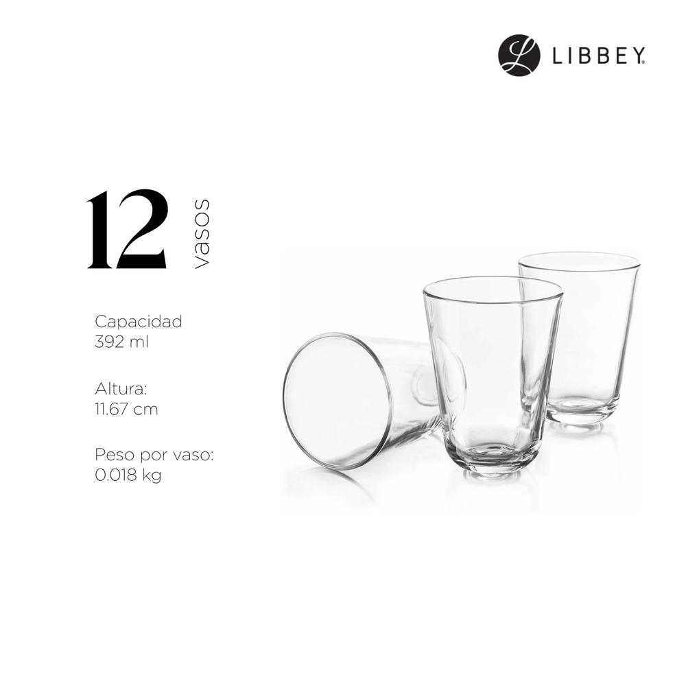 Vajilla 24 Piezas Opal Moderna Cuadrada Vasos Vidrio Calypso