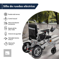 Thumbnail for Silla De Ruedas Eléctrica Plegable Todoterreno Aluminio