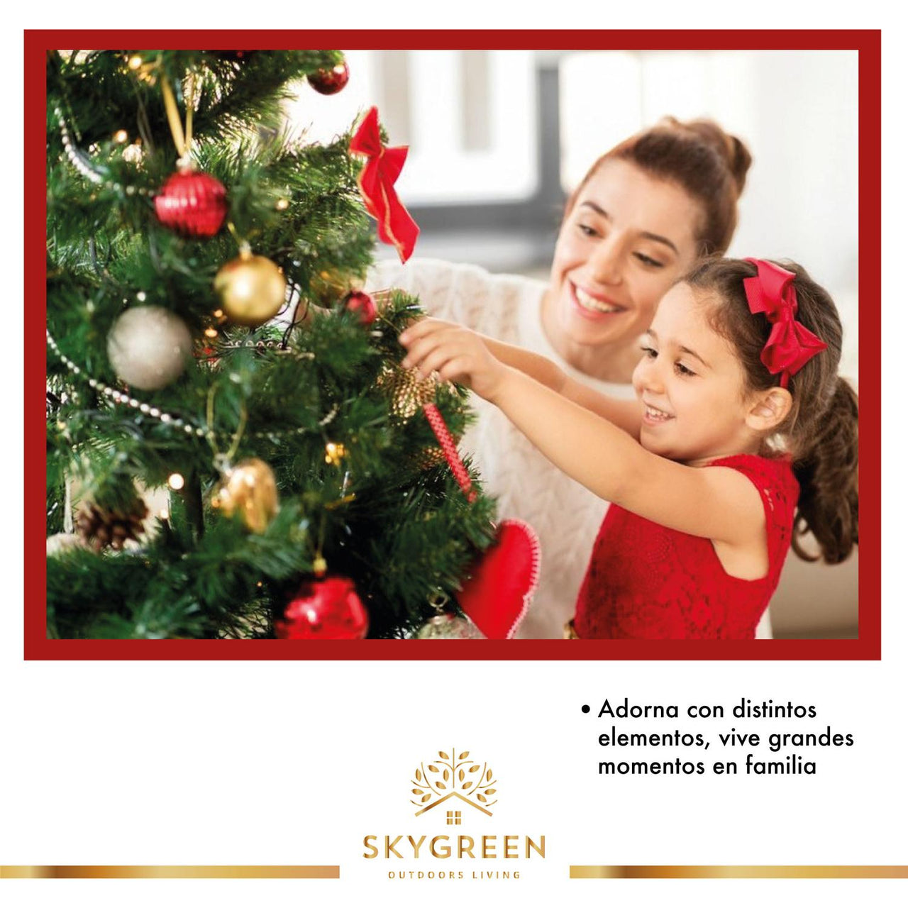 Árbol De Navidad Pino Artificial 1.80m Frondoso Follaje