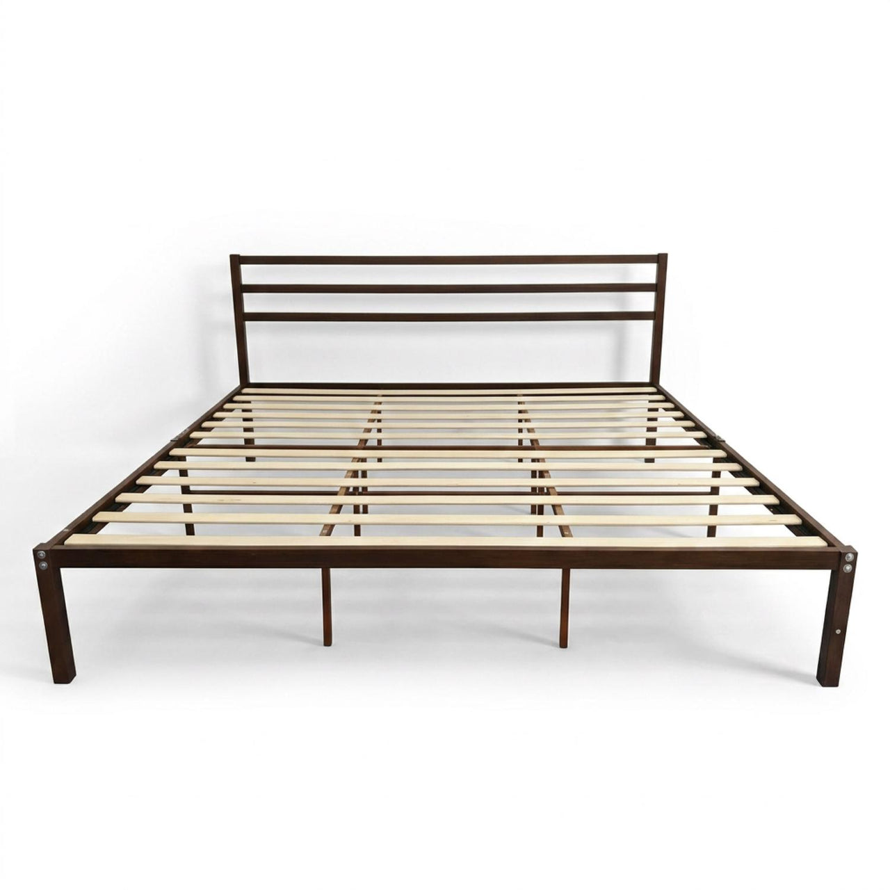 Base Cama King Size Metal y Madera Minimalista Resistente