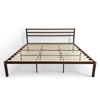 Thumbnail for Base Cama King Size Metal y Madera Minimalista Resistente
