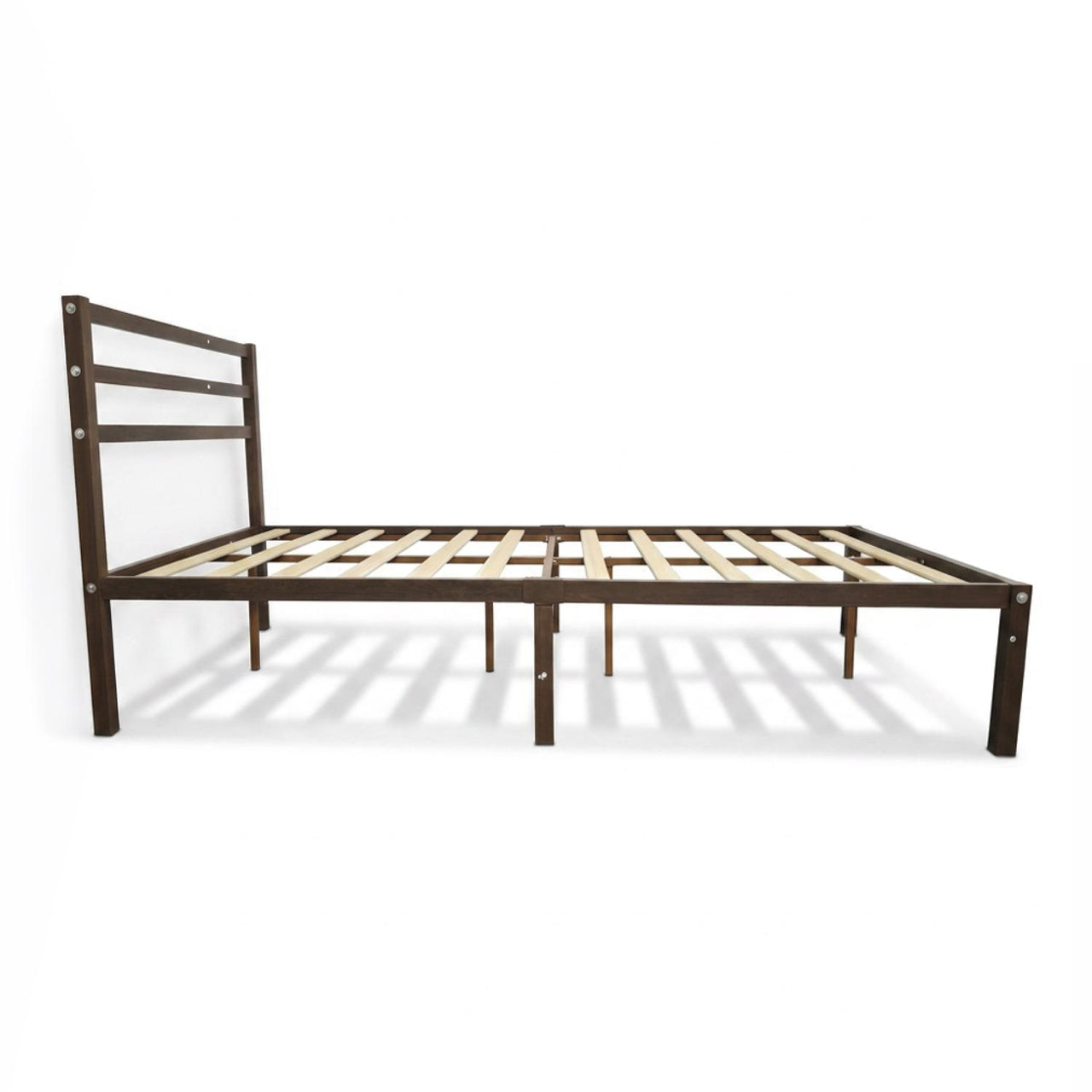 Base Cama Individual Metal y Madera Minimalista Resistente