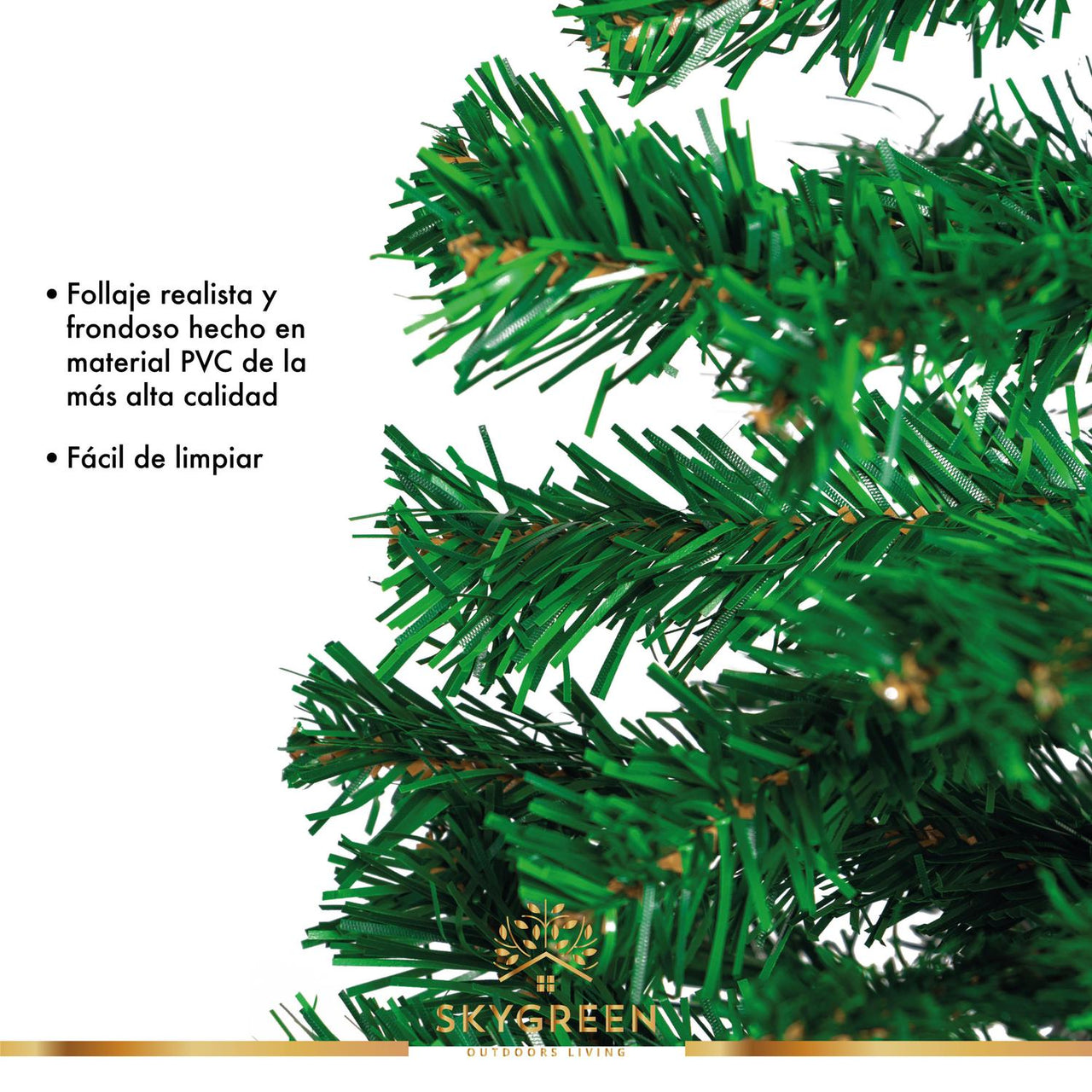 Árbol De Navidad Pino Artificial 1.80m Frondoso Follaje