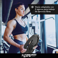Thumbnail for Set de Discos de 60 Libras 6 Piezas 1 Pulgada Gimnasio